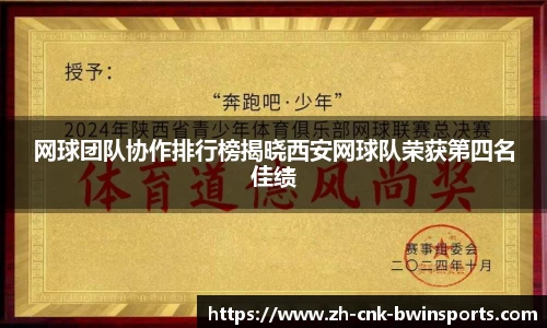 网球团队协作排行榜揭晓西安网球队荣获第四名佳绩